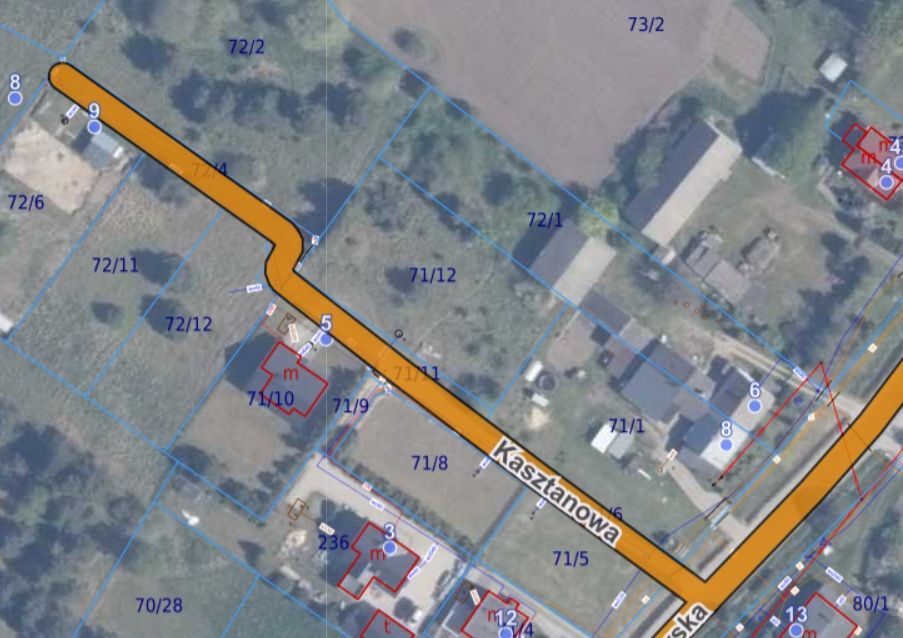 Działka budowlana Kleszczewo, ul. Kasztanowa