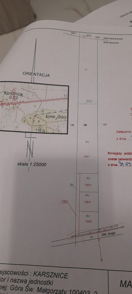 Działka rolno-budowlana Karsznice, Karsznice 6 99-122 gm.Góra Świętej Małgorzaty. Zdjęcie 7