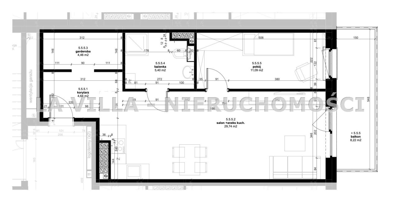 Mieszkanie 2-pokojowe Leszno, os. Ogrody. Zdjęcie 2