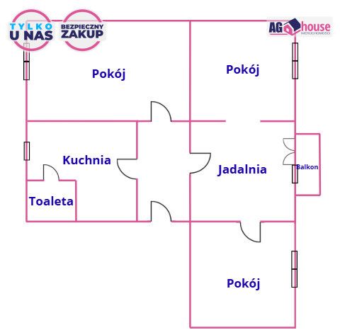Mieszkanie 4-pokojowe Pruszcz Gdański, ul. Grunwaldzka. Zdjęcie 12