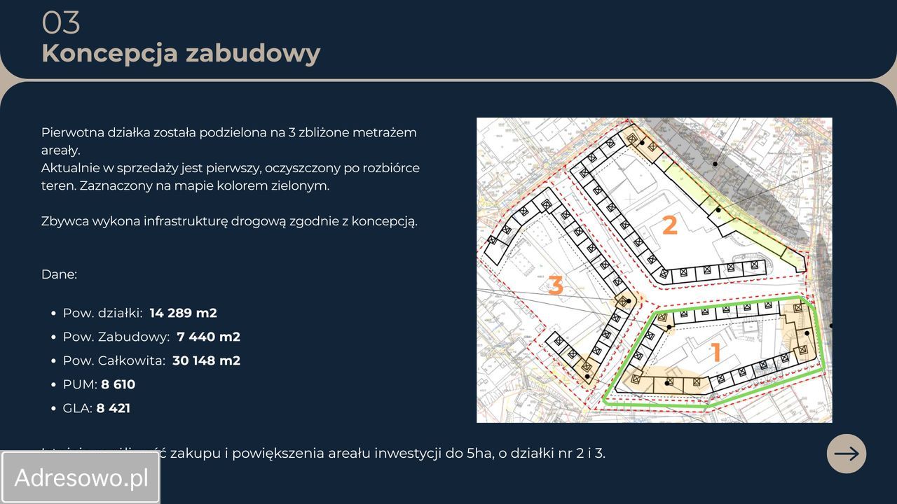 Działka inwestycyjna Wałbrzych Śródmieście, ul. Bolesława Limanowskiego. Zdjęcie 7