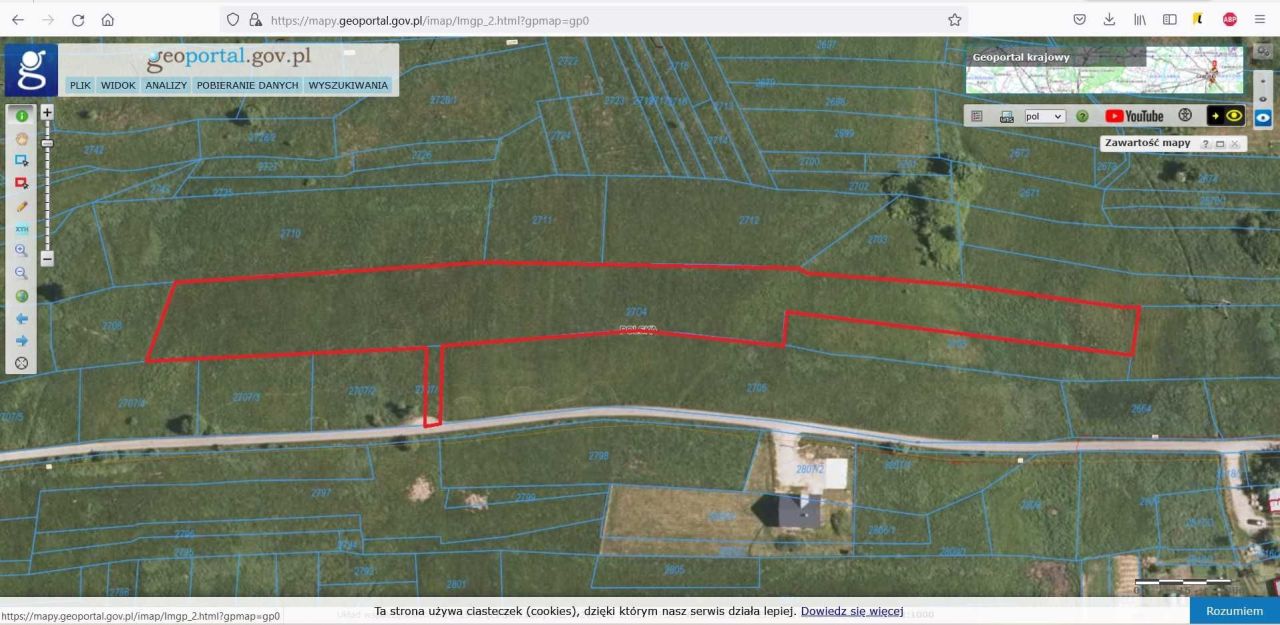 Działka budowlana Sopotnia Wielka. Zdjęcie 5