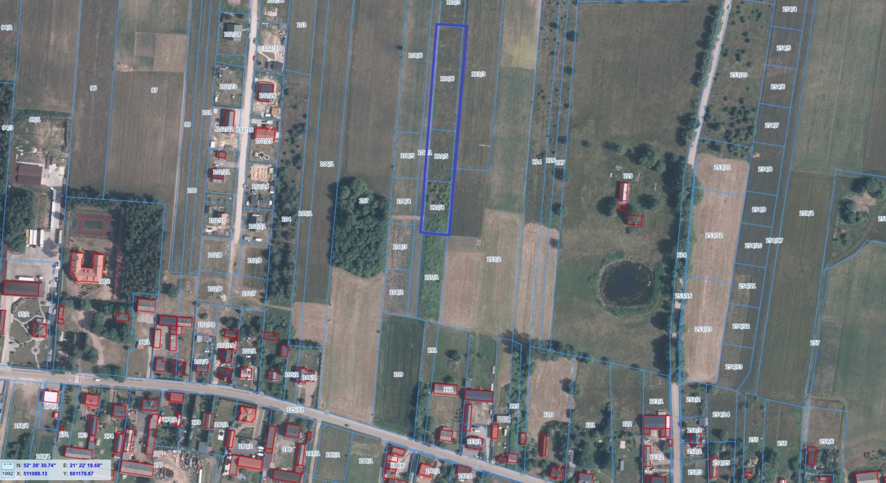 Działka budowlana Krusze, ul. Kryształowa