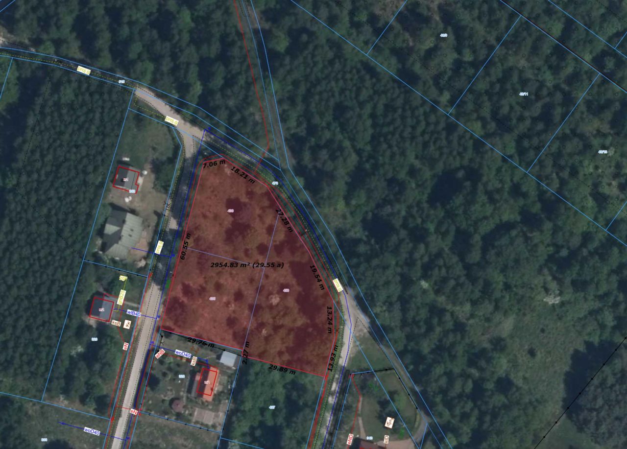 Działka budowlana Kamionka, ul. Podleśna