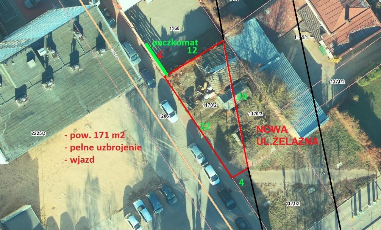 Działka inwestycyjna Białystok Centrum, ul. Żelazna. Zdjęcie 2