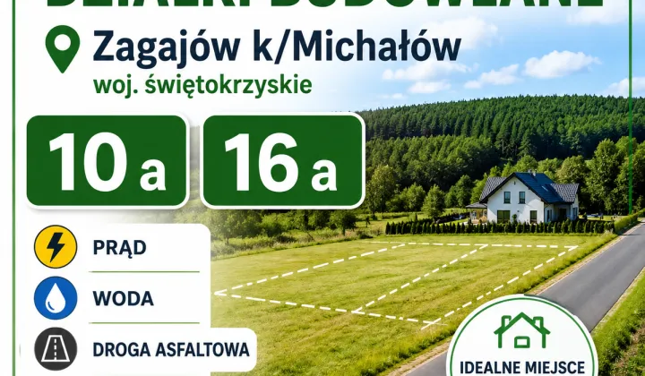 Działka budowlana Zagajów, Zagajów