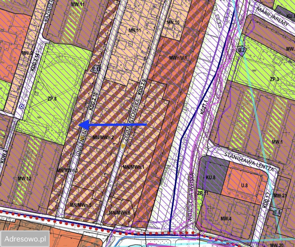 Działka budowlana Kraków Krowodrza, ul. Gnieźnieńska. Zdjęcie 9