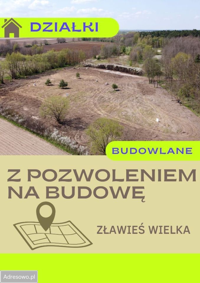 Działka budowlana Zławieś Wielka, ul. Graniczna