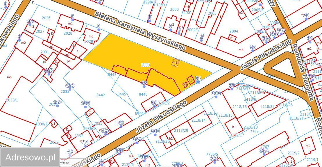 Działka inwestycyjna Mińsk Mazowiecki Centrum, ul. Józefa Piłsudskiego