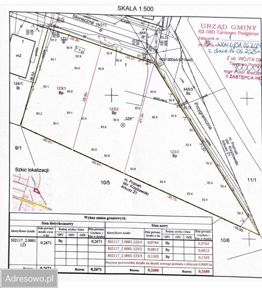 Działka budowlana Baranowo. Zdjęcie 3