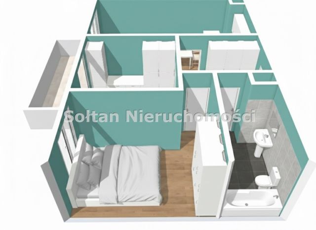 Mieszkanie 3-pokojowe Warszawa Gocław, ul. gen. Tadeusza Bora-Komorowskiego. Zdjęcie 25