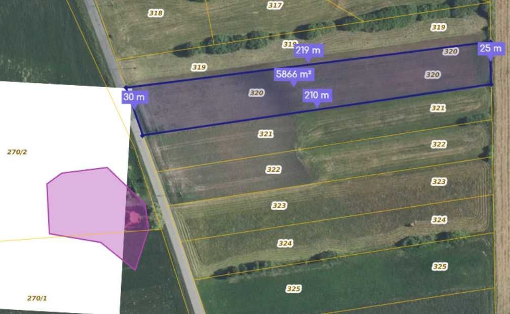 Działka budowlana Chomęciska Duże