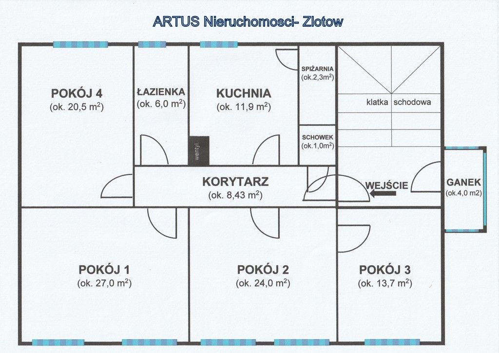 Mieszkanie na sprzedaż
ul. Marii Skłodowskiej-Curie
Złotów, Złotów