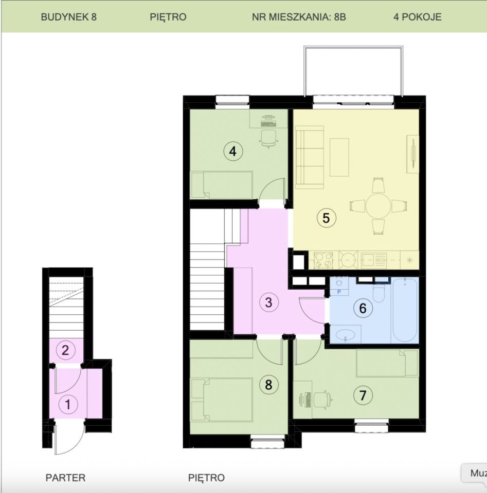 Mieszkanie 3-pokojowe Jasło, ul. Klasztorna. Zdjęcie 6