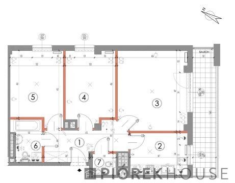 Mieszkanie 3-pokojowe Warszawa Praga-Południe, ul. Jugosłowiańska. Zdjęcie 18