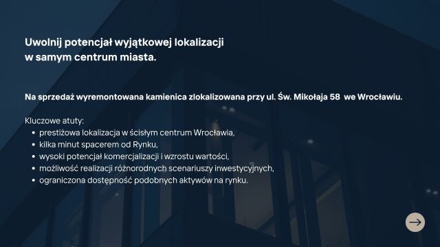 kamienica Wrocław Stare Miasto, ul. św. Mikołaja. Zdjęcie 2