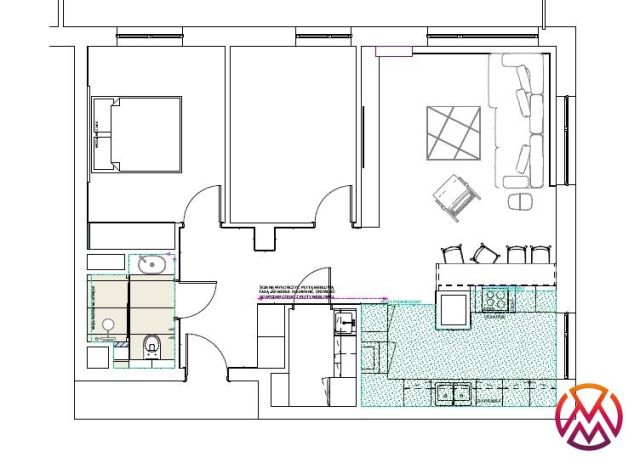 Mieszkanie 3-pokojowe Łódź Śródmieście, ul. Legionów. Zdjęcie 20