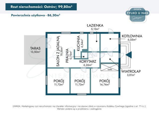 dom wolnostojący, 4 pokoje Ostrów. Zdjęcie 36