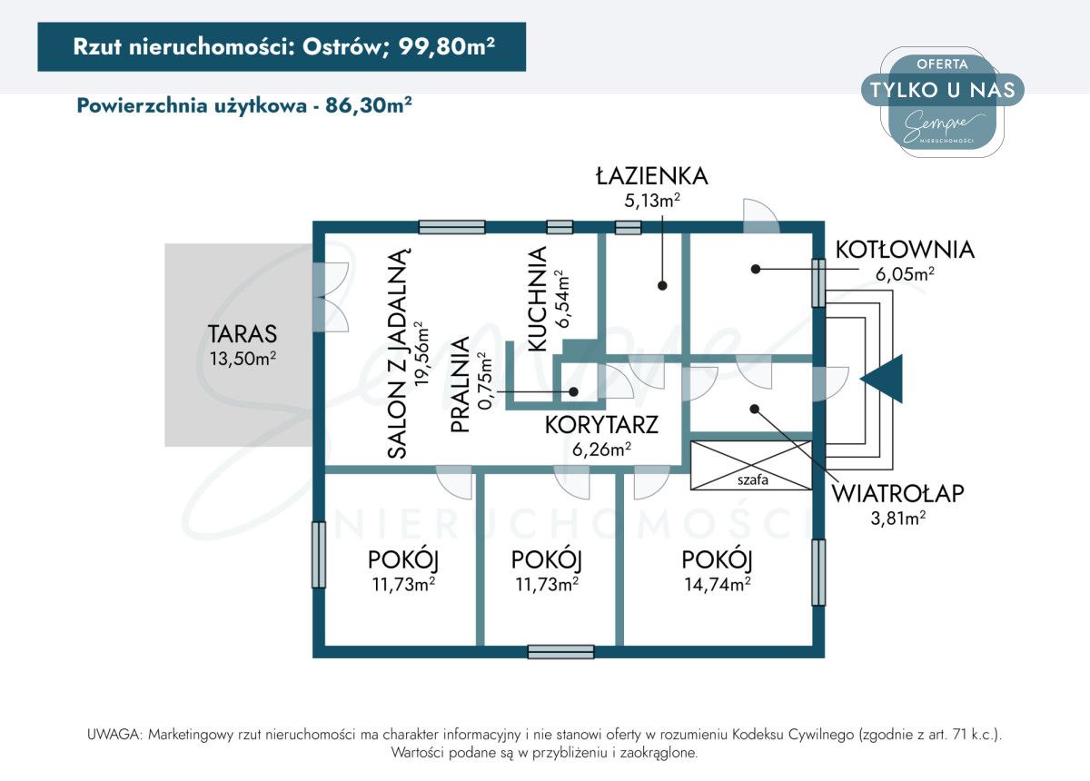 dom wolnostojący, 4 pokoje Ostrów. Zdjęcie 36