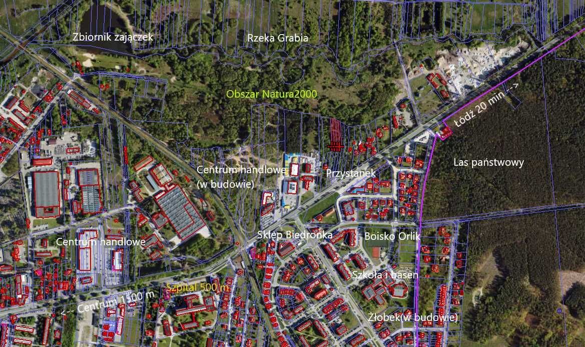 Działka budowlana Łask. Zdjęcie 4