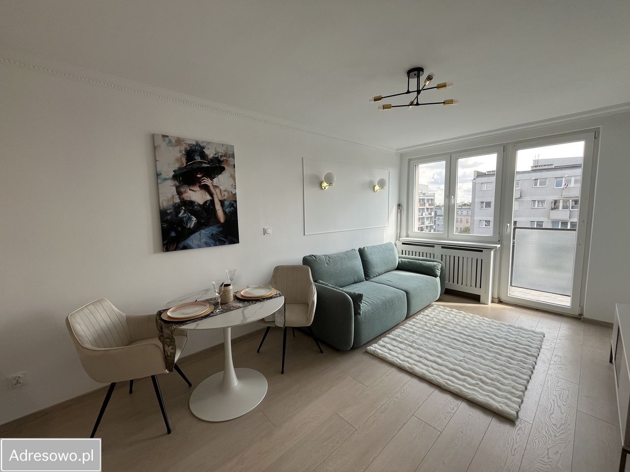 Mieszkanie 2-pokojowe Warszawa Powiśle, ul. Okrąg