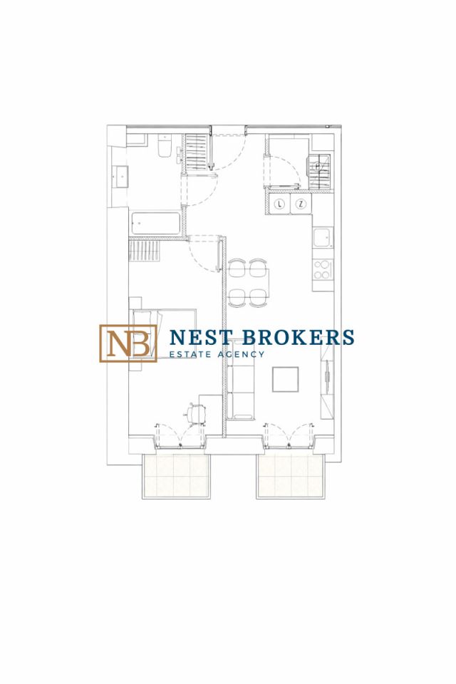 Mieszkanie 2-pokojowe Kraków Śródmieście, ul. Mogilska. Zdjęcie 1