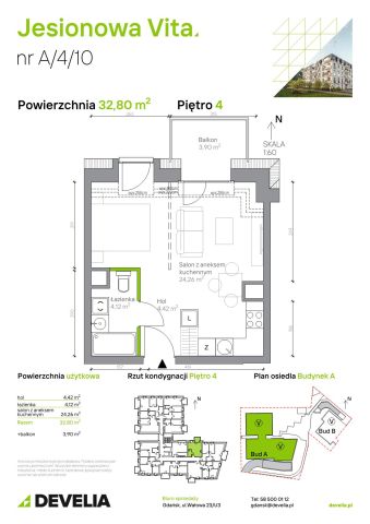 Mieszkanie 1-pokojowe Gdańsk Wrzeszcz, ul. Jesionowa. Zdjęcie 6