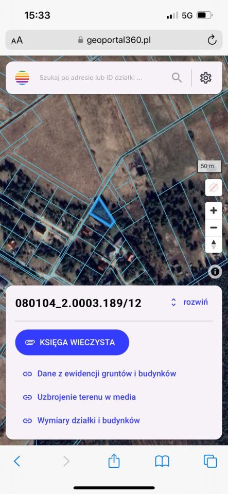 Działka budowlana Łośno. Zdjęcie 3