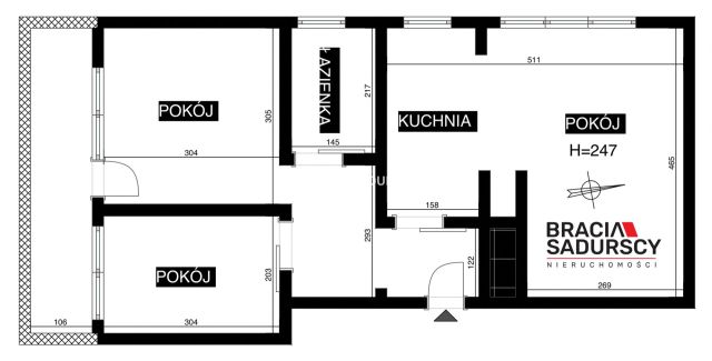 Mieszkanie 3-pokojowe Kraków Bronowice, ul. Lucjana Rydla. Zdjęcie 16