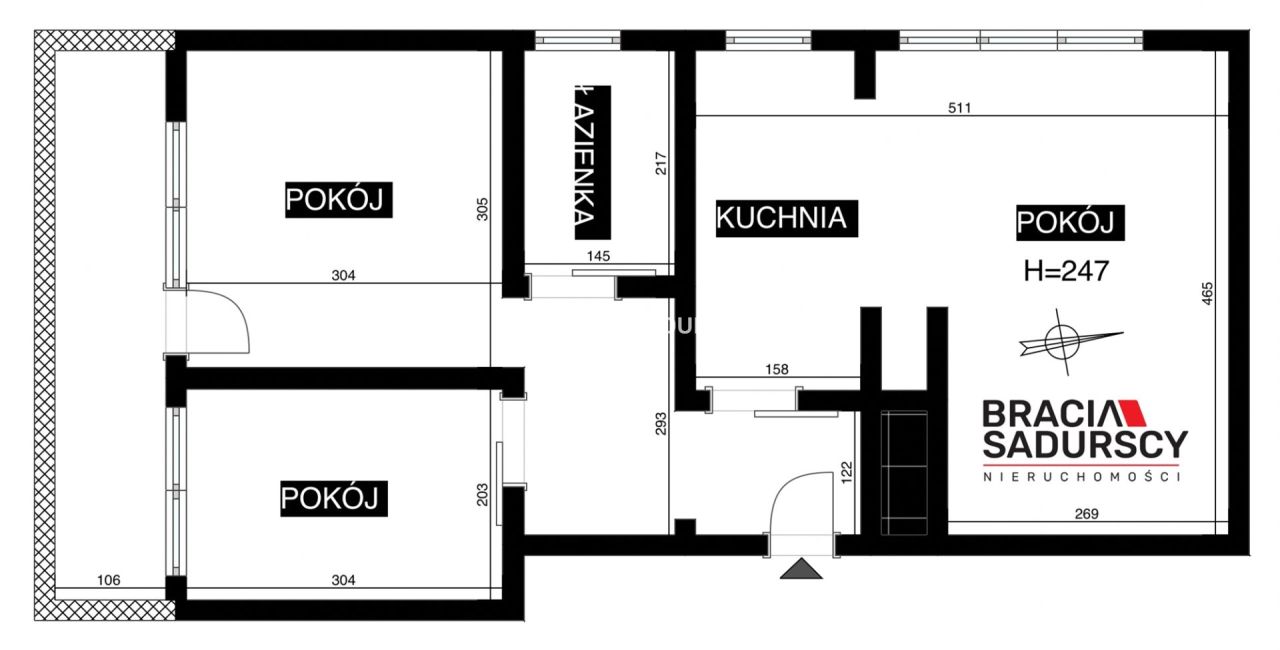 Mieszkanie 3-pokojowe Kraków Bronowice, ul. Lucjana Rydla. Zdjęcie 16