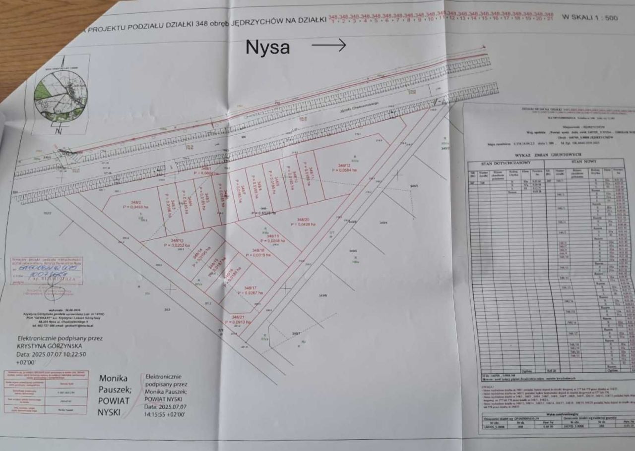Działka budowlana Jędrzychów