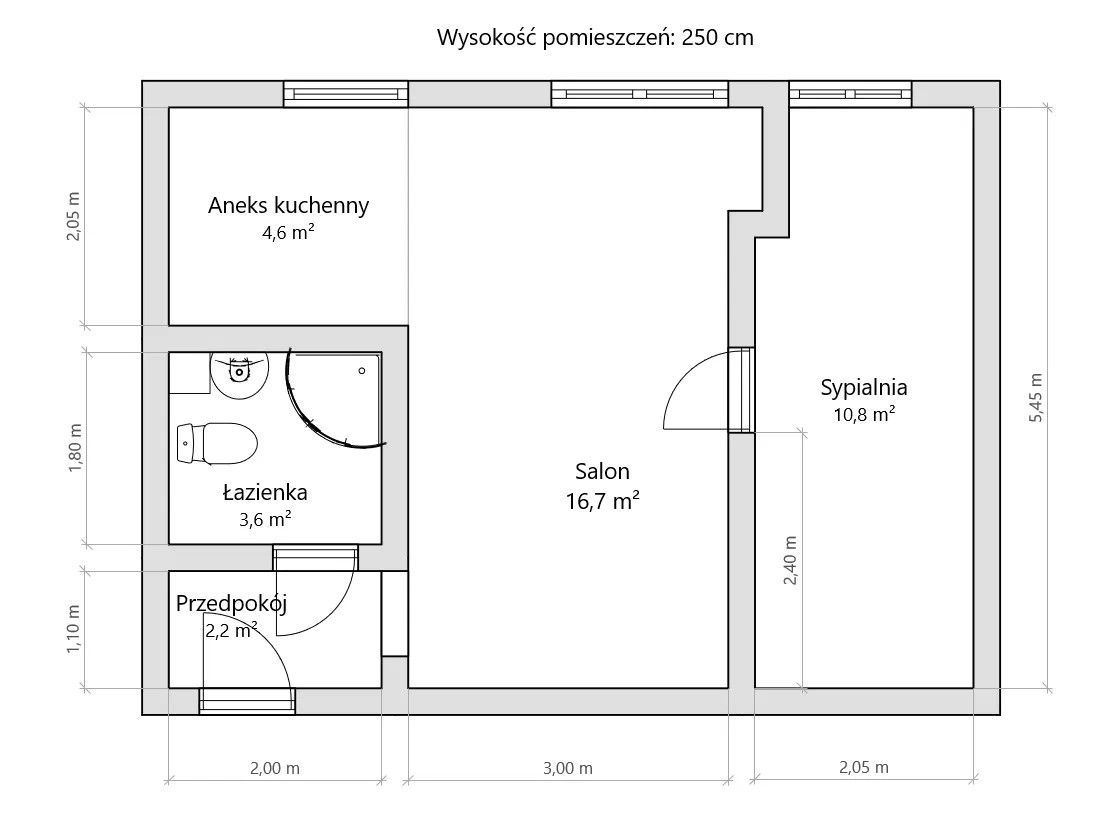 Mieszkanie 2-pokojowe Zgierz