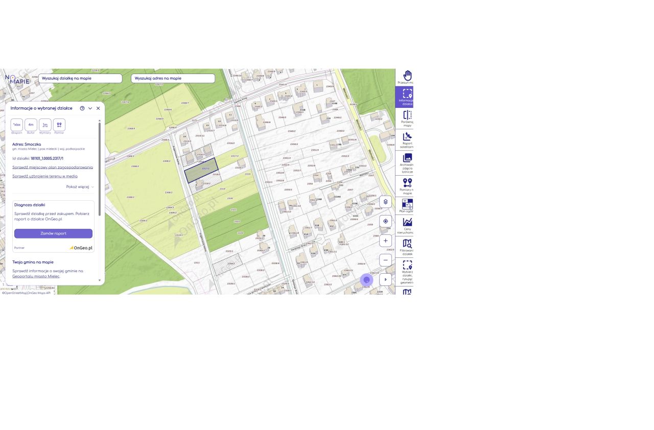 Działka budowlana Mielec Smoczka, ul. św. Brata Alberta. Zdjęcie 1