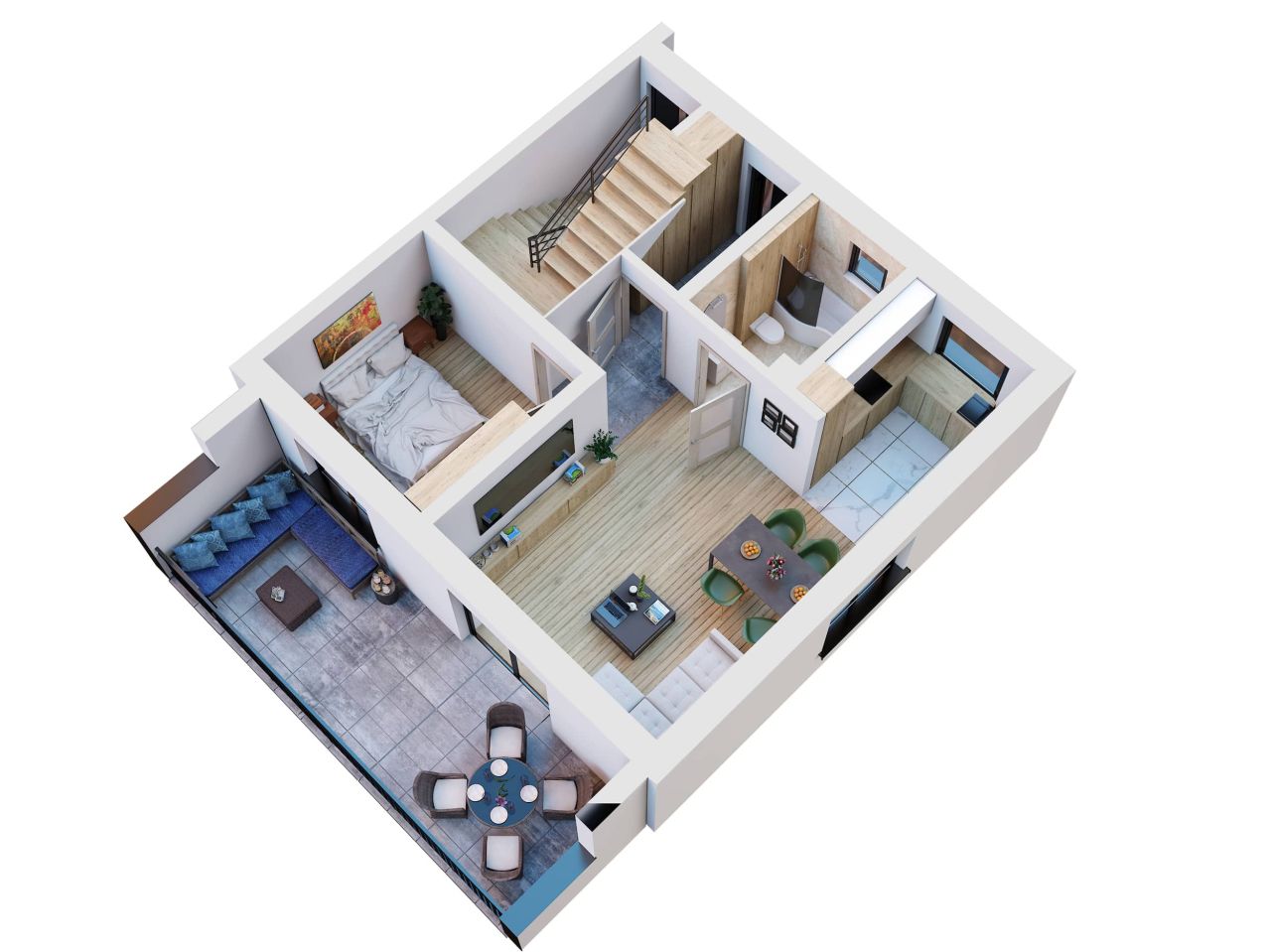 Mieszkanie 2-pokojowe Świątniki Górne, ul. Franciszka Bielowicza. Zdjęcie 6