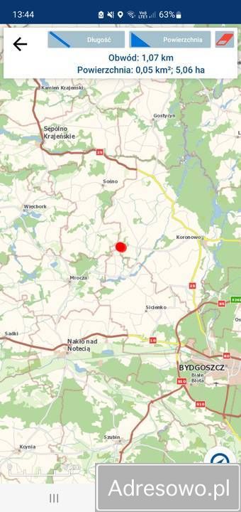 Działka rolna Popielewo. Zdjęcie 3