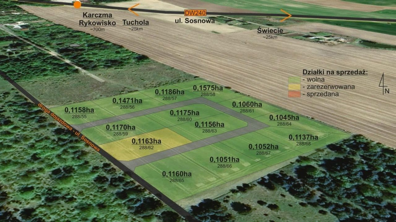 Działka budowlana Błądzim