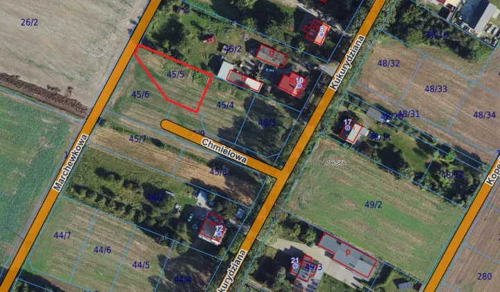 Działka budowlana Cisy, ul. Chmielowa