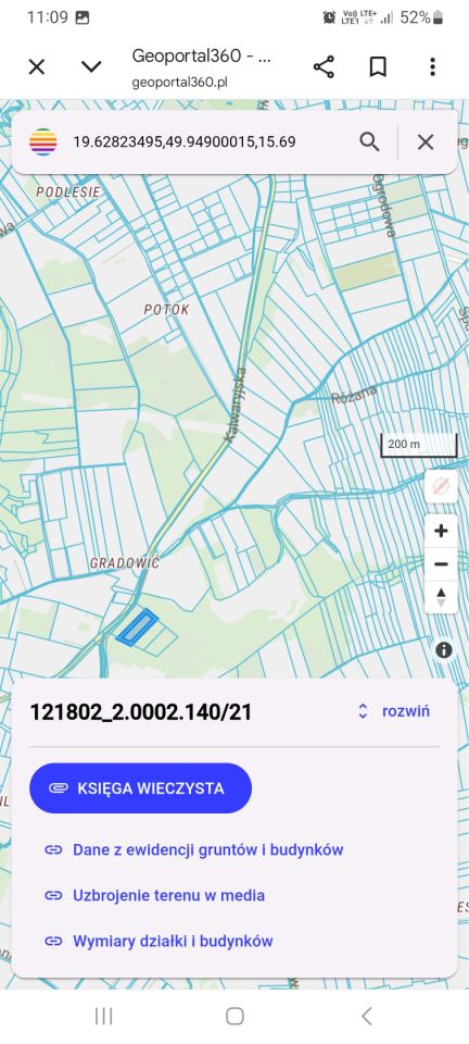 Działka budowlana Brzeźnica Gradowić, ul. Kalwaryjska. Zdjęcie 4