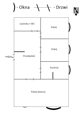 Mieszkanie 3-pokojowe Kartuzy Centrum, os. XX-Lecia II RP. Zdjęcie 1