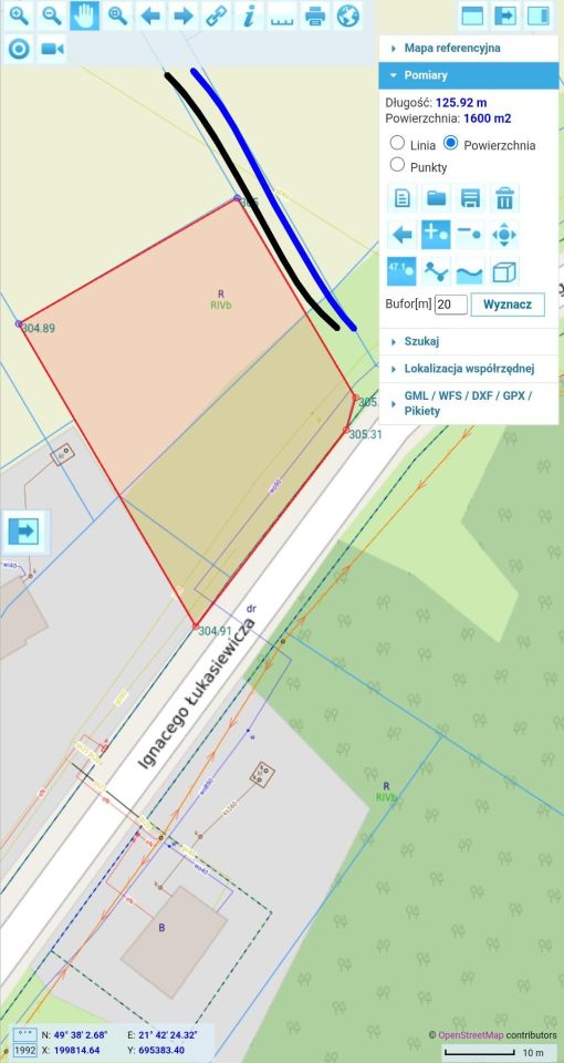 Działka budowlana Bóbrka Wygon, ul. Ignacego Łukasiewicza. Zdjęcie 2