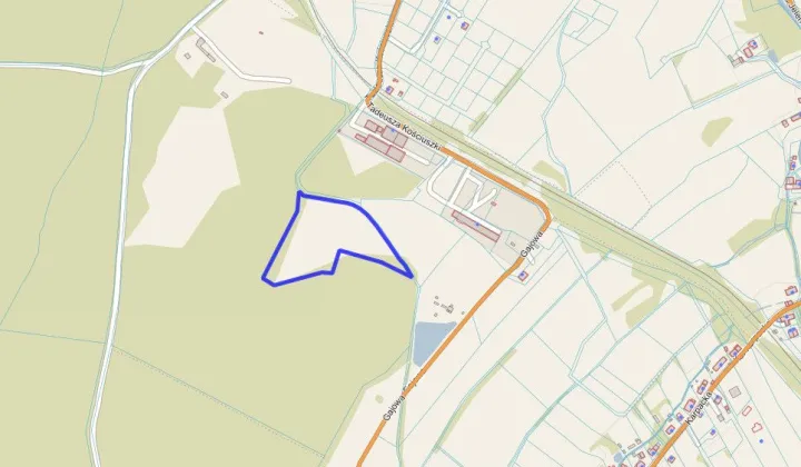 Działka inwestycyjna Kostrzyca