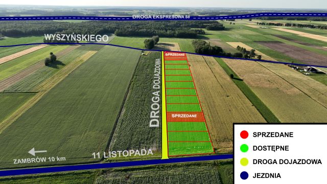 Działka budowlana Kołaki Kościelne, ul. 11 Listopada. Zdjęcie 3