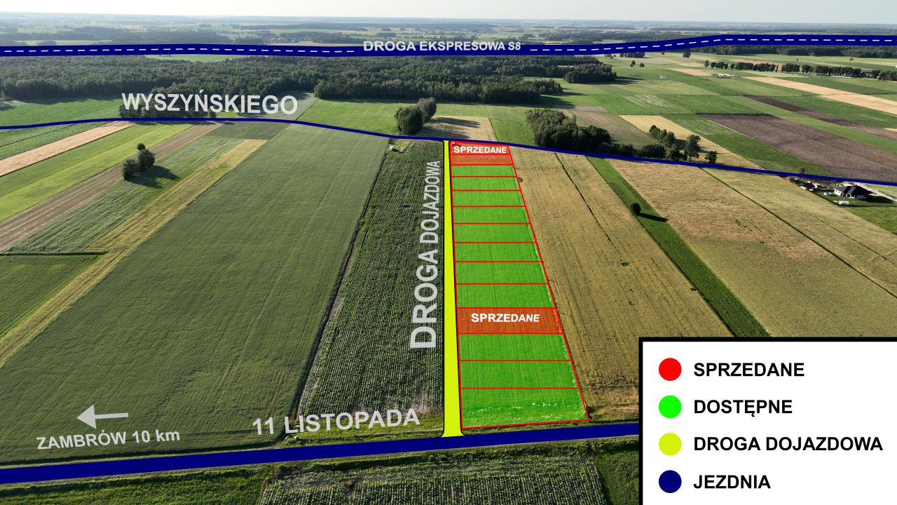 Działka budowlana Kołaki Kościelne, ul. 11 Listopada. Zdjęcie 2