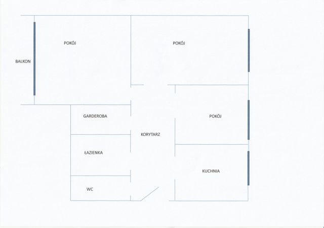 Mieszkanie 3-pokojowe Szczecin Pogodno, ul. 5 Lipca. Zdjęcie 3