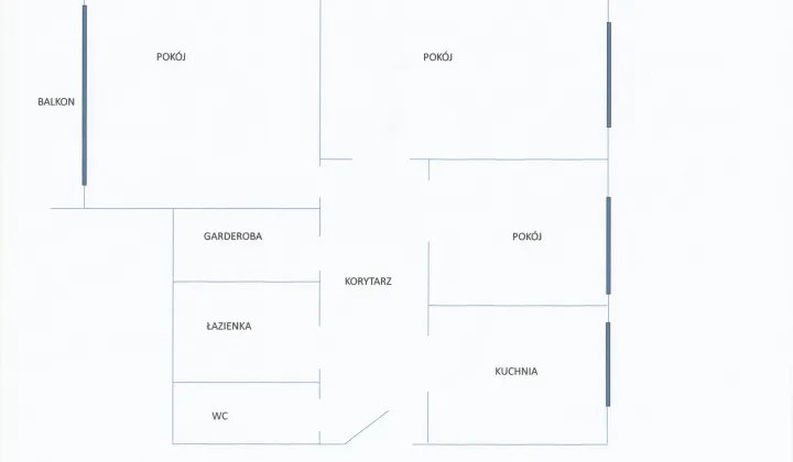 Mieszkanie 3-pokojowe Szczecin Pogodno, ul. 5 Lipca