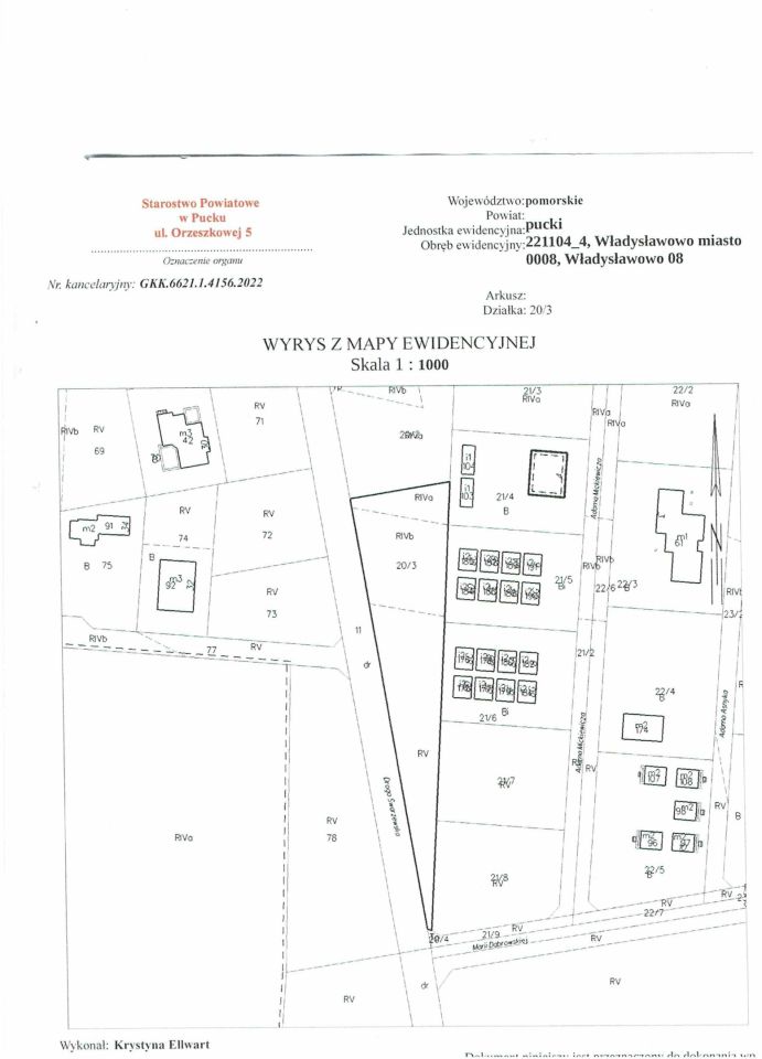 Działka budowlana Władysławowo, ul. Droga Swarzewska. Zdjęcie 1