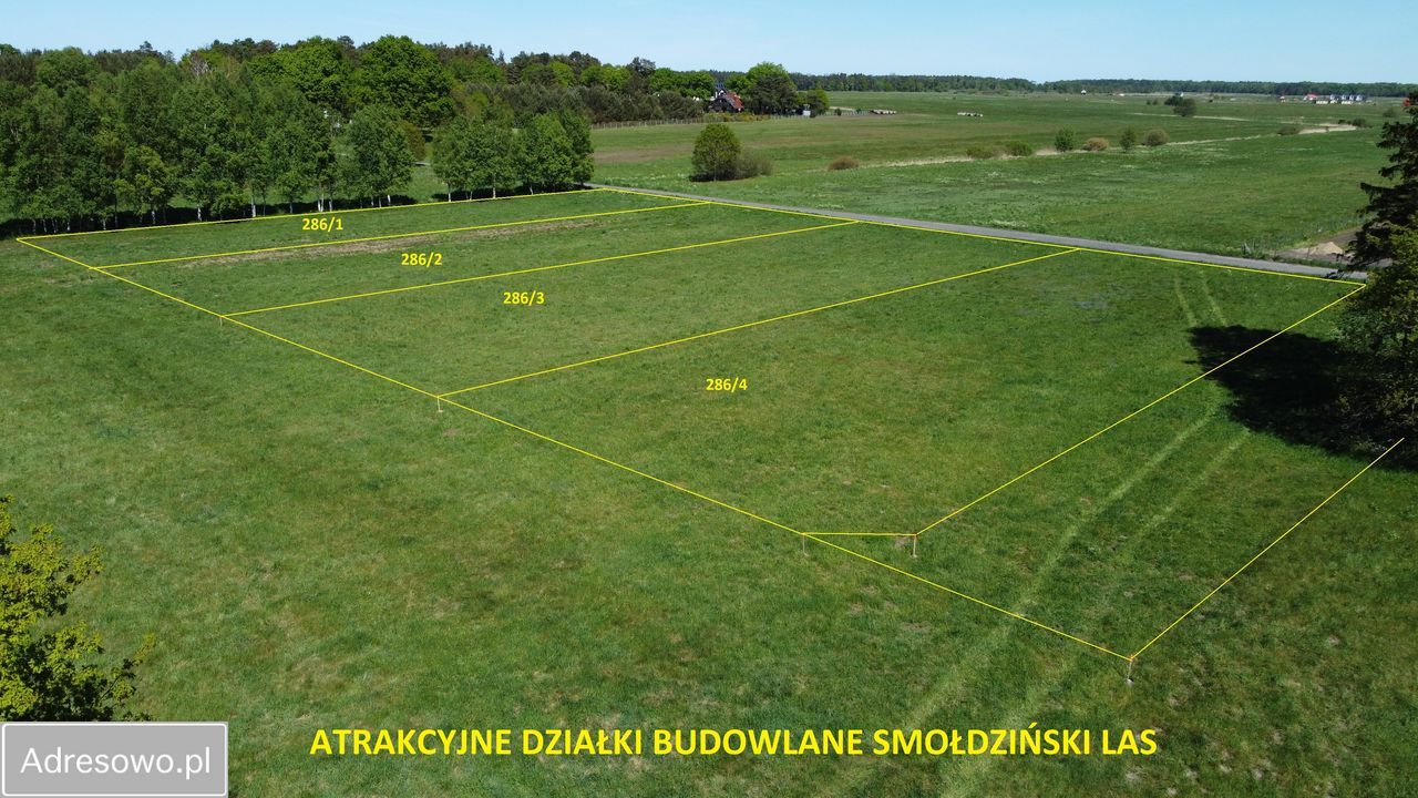 Działka budowlana Smołdziński Las. Zdjęcie 1