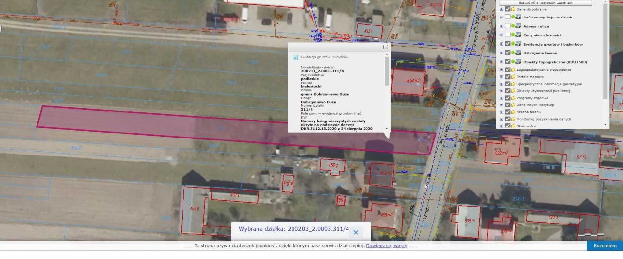 Działka budowlana Dobrzyniewo Duże, ul. Lipowa. Zdjęcie 3