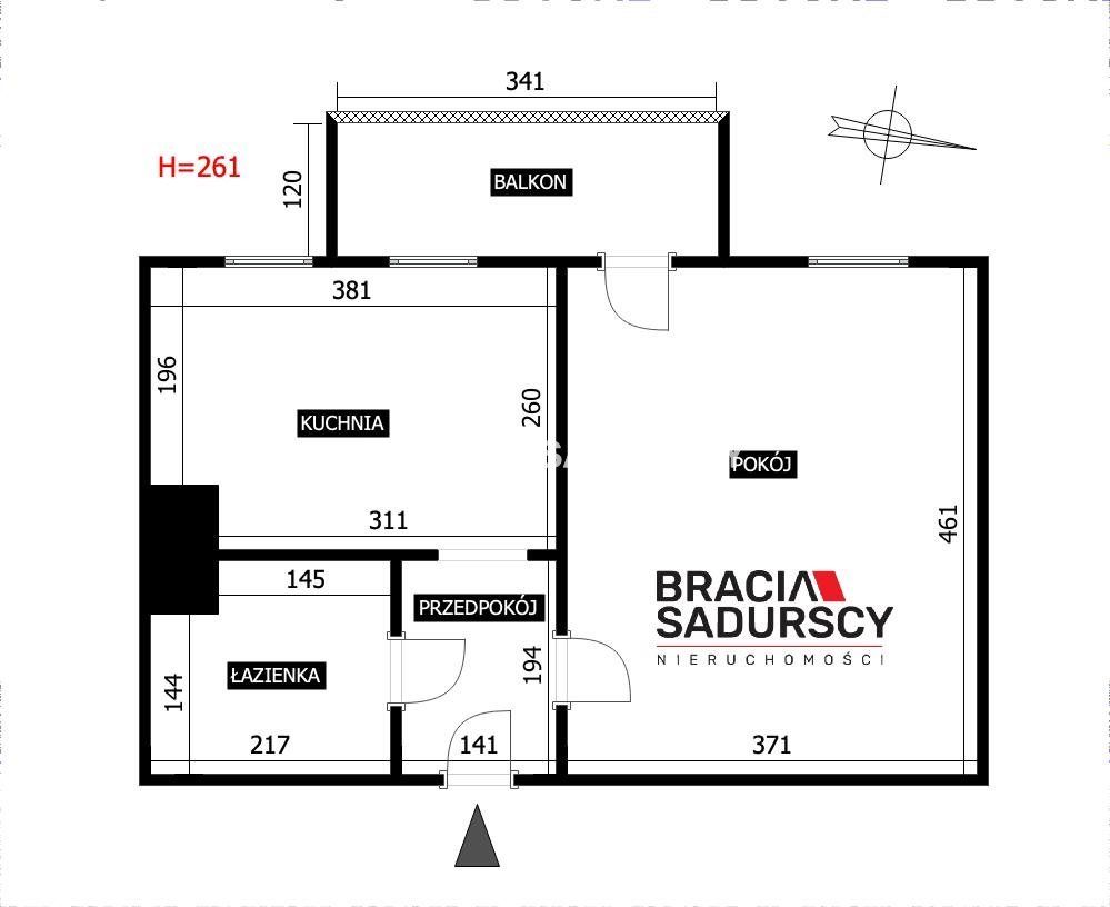 Mieszkanie 1-pokojowe Kraków Bieżanów, ul. Wielicka. Zdjęcie 21