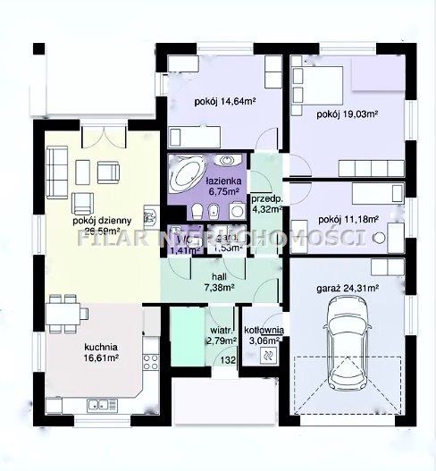 dom wolnostojący, 4 pokoje Miroszowice, ul. Rumiankowa. Zdjęcie 21